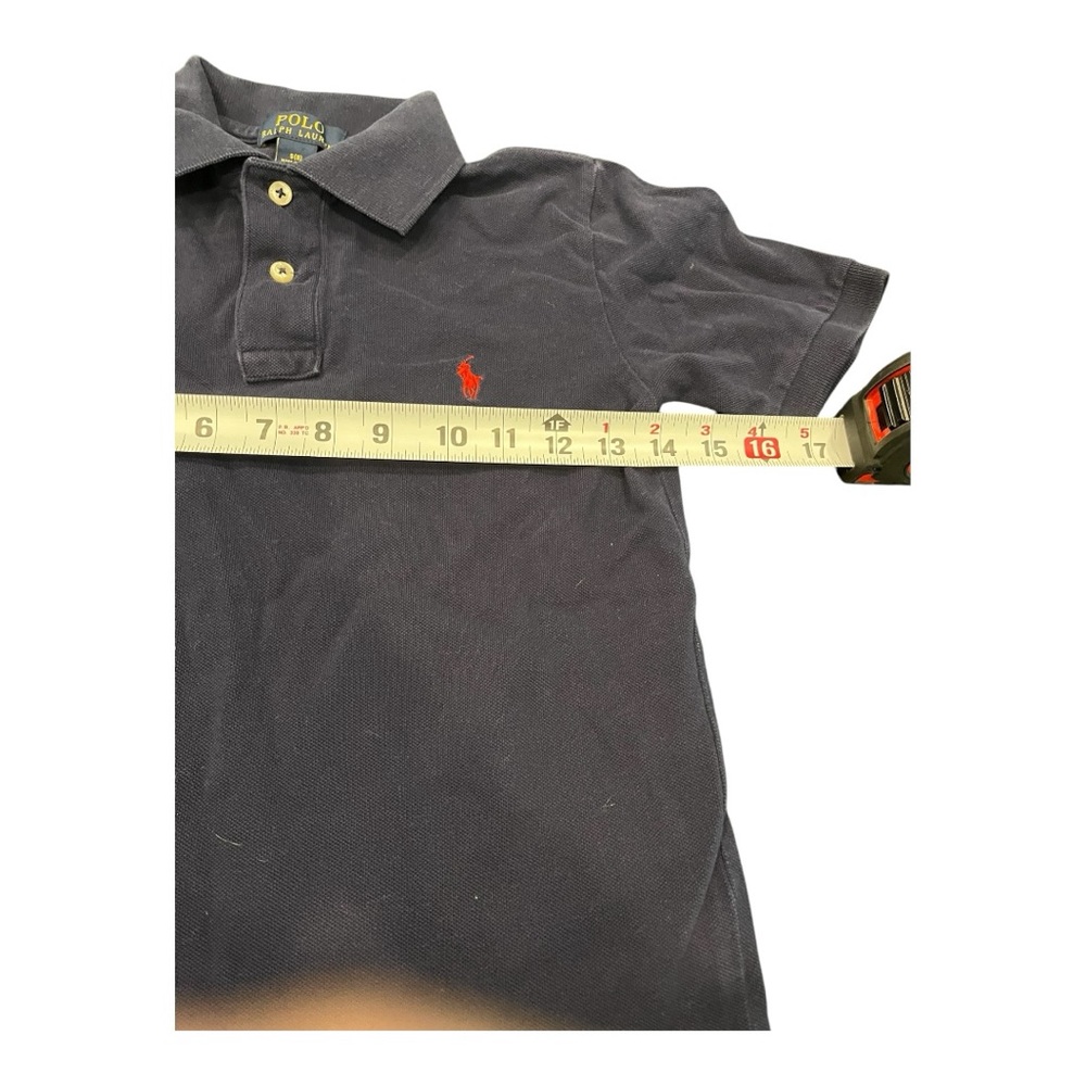 Polo Ralph Lauren Dark Blue Navy Polo Shirt‎ Kids Small 8 - Picture 6 of 7